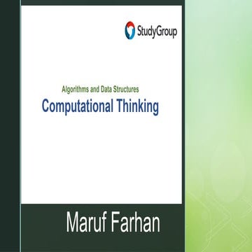 Algorithm and data science foundation ISC | PPT
