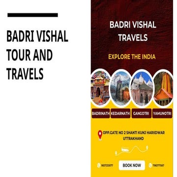 tour and travel Haridwar fwfwfvdvdvdvvvv | PPTX