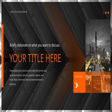 Sample template for ppt presentation in Genereal Knowledge