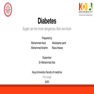 WORLD DIABETES DAY.pptx about awareness on diabetes | PPTX