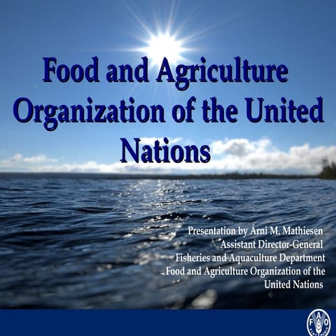 Food and Agriculture Organization of the United Nations 
