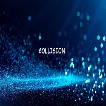 Collision (work, energy and power)