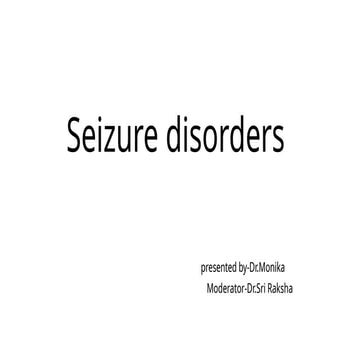 Seizures in children 2021 | PDF