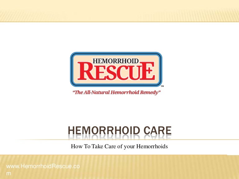 Hemorrhoid Care