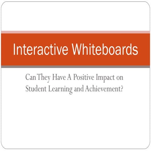 Advantages of Whiteboards