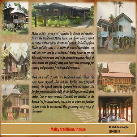 ARCHITECTURE HISTORY OF MALAYSIA HOUSES 