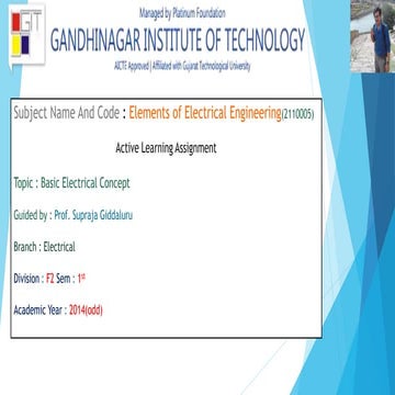 ppt on Introduction to basic electrical concept by harshid panchal