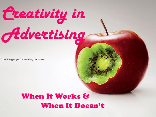 Creativity in Advertising