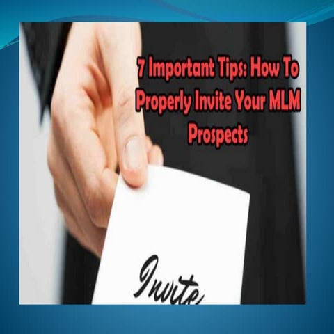 7 Tips How to Invite