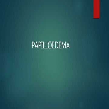 Papilledema