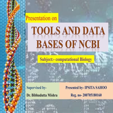 Tools and database of NCBI
