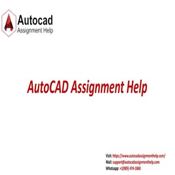 Elevate Your AutoCAD Assignments: Unleash Your Designing Potential!