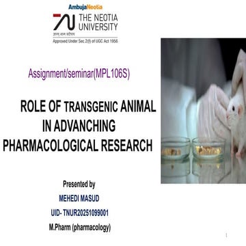 Role Of Transgenic Animal In Target Validation-1.pptx