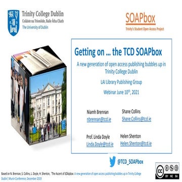 Publishing with students - Niamh Brennan TCD
