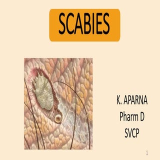 SCABIES PHARMACOTHERAPY