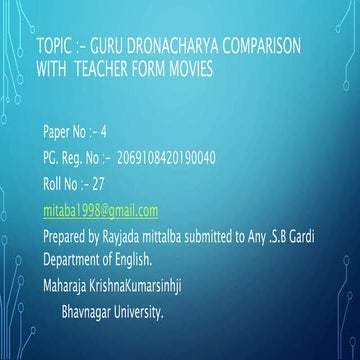 Guru Teacher from Movies
