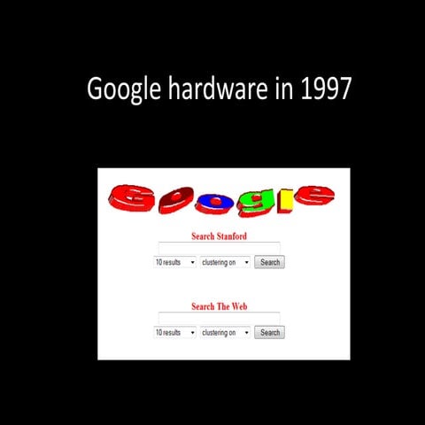 Google hardware in 1997