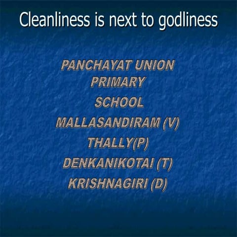 Cleanliness of surroundings and health | PPTX