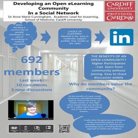 Developing an Open eLearning Community In a Social Network
