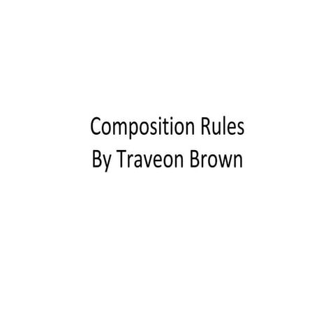 Photo Composition Rules | PPT