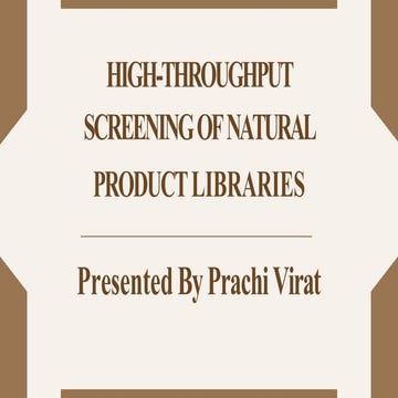 High-Throughput Screening of Natural Product Libraries.pdf