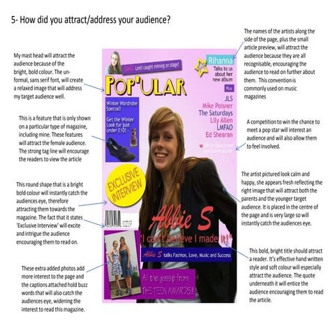 Annotation of two magazines front cover’s | PPTX