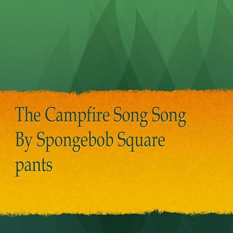 The Campfire Song Song Tim Sciannella