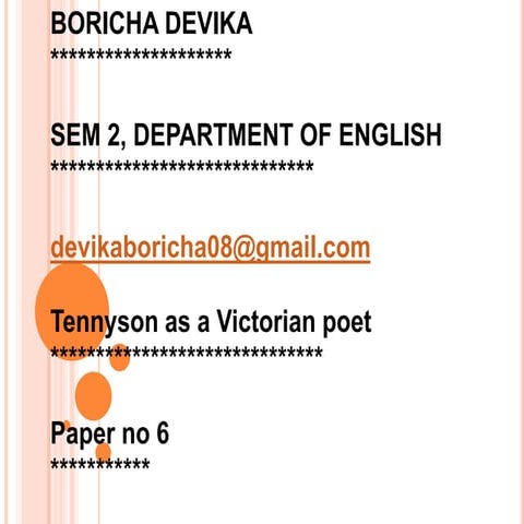 paper no:6 Victorian literature