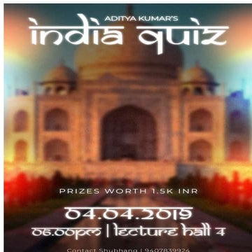 IIT GUWAHATI-INDIA QUIZ FINALS