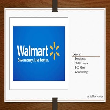 SWOT analysis, BCG Matrix