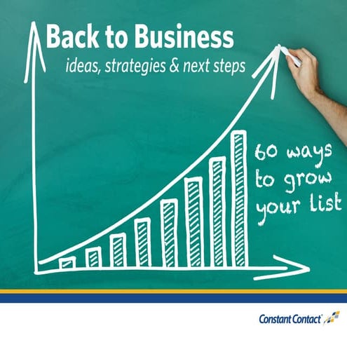 Presentation 60 ways-to-grow-your-list aug sept 2014