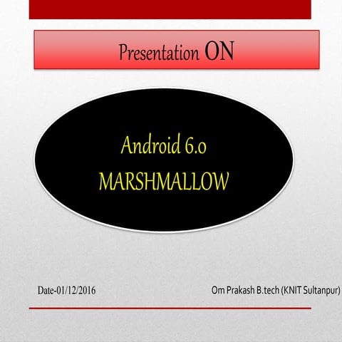 ANDROID MARSHMALLOW
