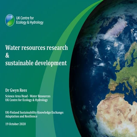 WRR and Sustainable Development - Gwyn Rees, UKCEH
