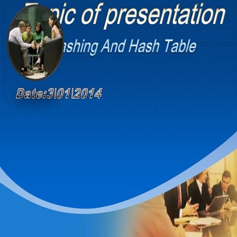 hashing hash | PPT
