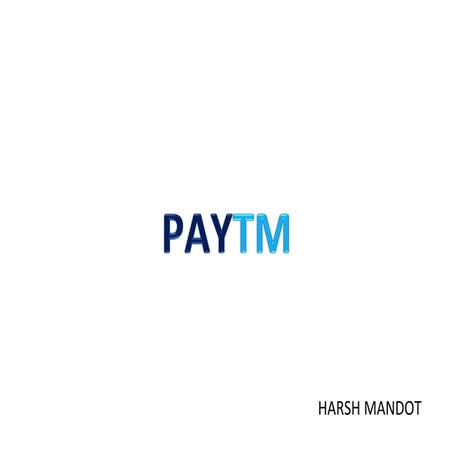 Paytm-Harsh Mandot