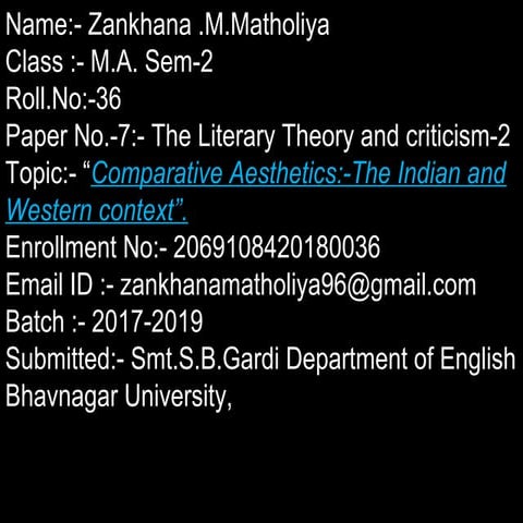 The Literary Theory and criticism-2