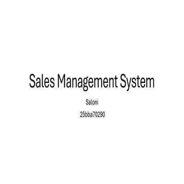 Comprehensive Sales Management System Using Python for Efficient ...