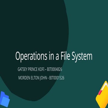 operations in a file system in databaseI.pptx