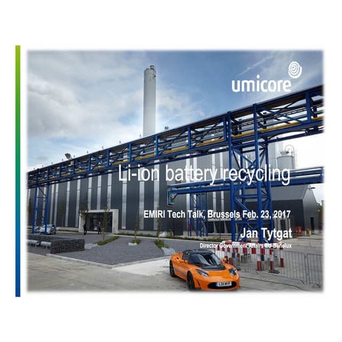 Presentation 8 Slides - Jan Tytgat - Umicore