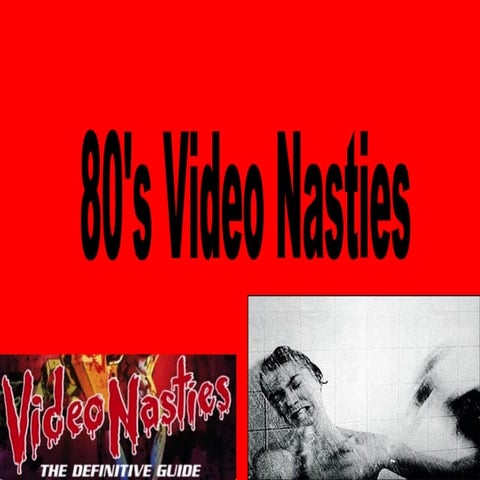 Presentation 80's video nasties | PPT