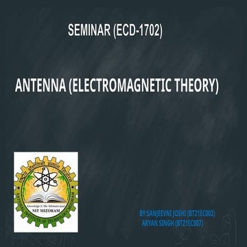 Antenna types and working (electromagnetic theory)