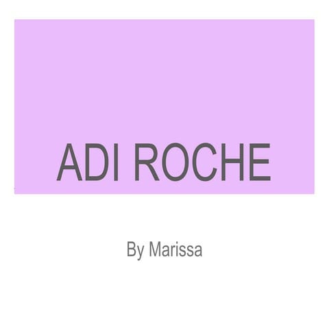 Adi Roche | PPTX