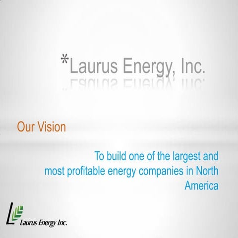 Energy Company Vision Presentation