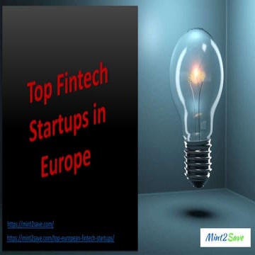 Top European Fintech Startups You Must Know