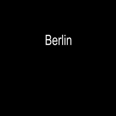 Presentation about berlin