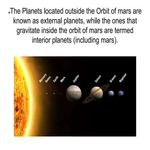 Presentation about planets
