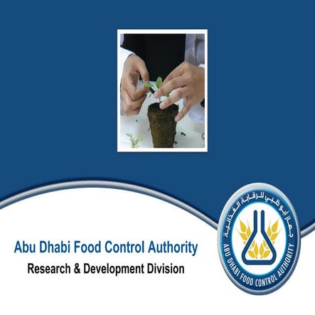 Presentation abu dhabi food control authority