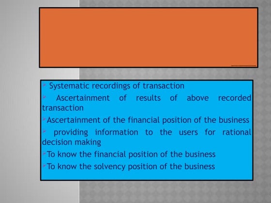 CLASSIFICATION OF ACCOUNTS AND ACCOUNTING STANDARD | PPSX