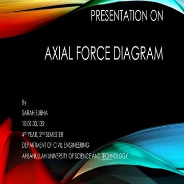 PRESENTATION OF AXIAL FORCE DIAGRAM by 10.01.03.132