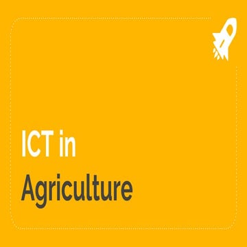 ICT in Agriculture